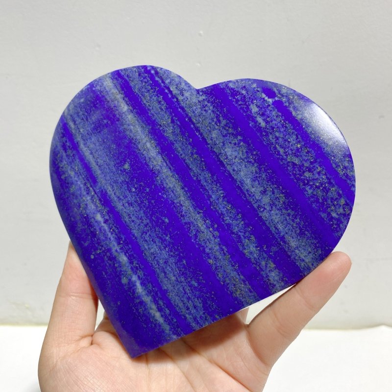 6 Pieces Large Lapis Lazuli Heart -Wholesale Crystals