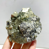 6 Pieces Raw Pyrite Mixed Calcite Specimen - Wholesale Crystals