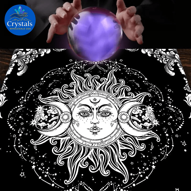 6 Sun & Moon Tarot Tablecloth - Wholesale Crystals
