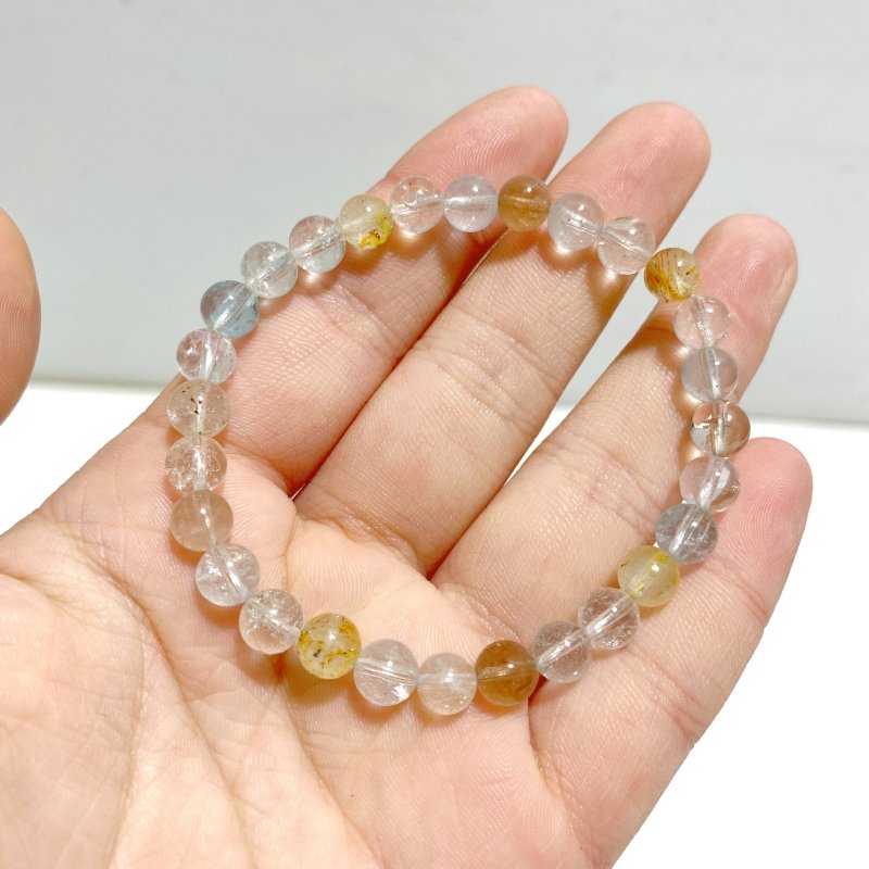 6mm Colorful Topaz Bracelets Wholesale - Wholesale Crystals