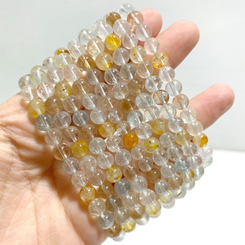 6mm Colorful Topaz Bracelets Wholesale - Wholesale Crystals