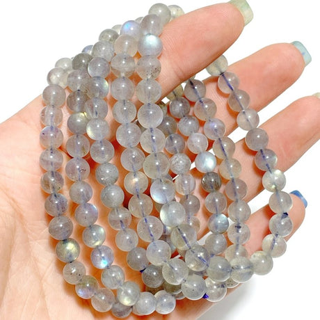 6mm Flash Labradorite Bracelets Wholesale (small circumference) - Wholesale Crystals