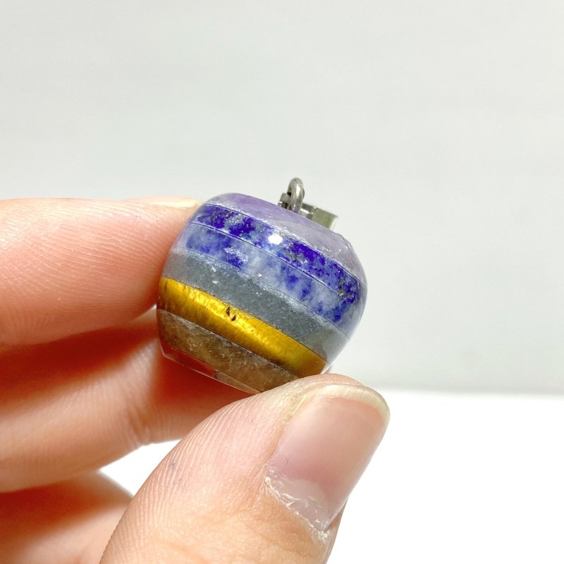 7 Chakra Apple Pendant Wholesale - Wholesale Crystals