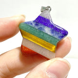 7 Chakra Star Pendants Wholesale - Wholesale Crystals