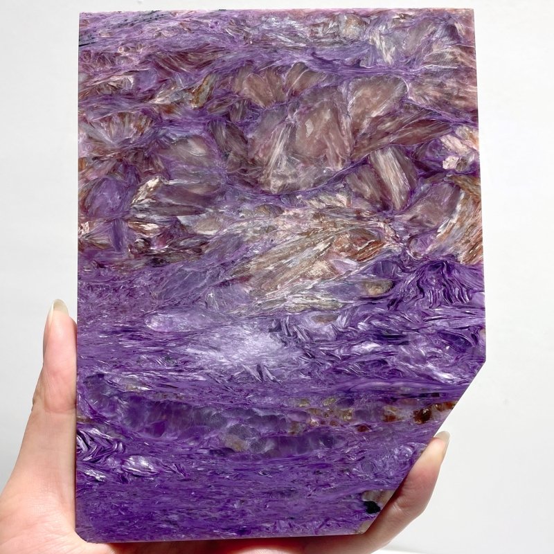 7 Pieces Beautiful High Quality Charoite Slab - Wholesale Crystals