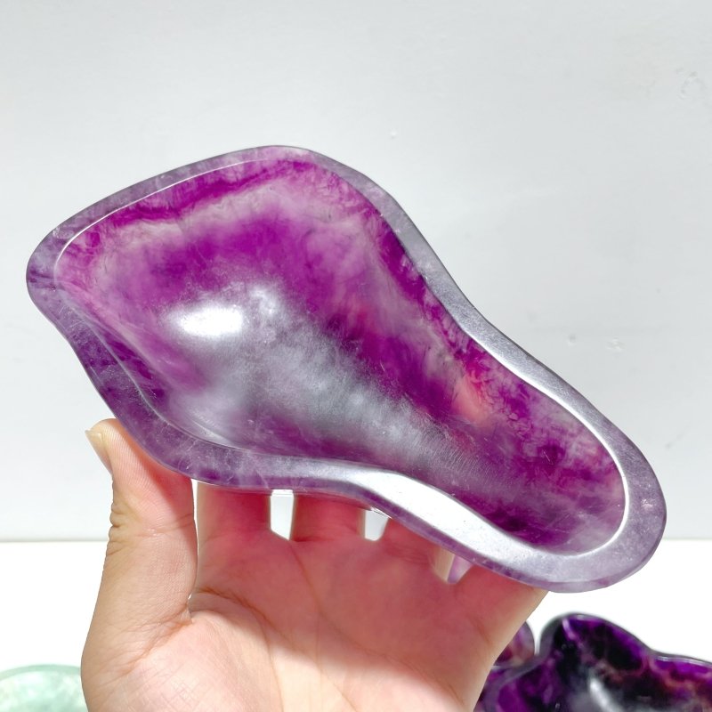 7 Pieces Beautiful Large Fluorite Bowl Home Decor - Wholesale Crystals