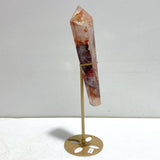 7 Pieces Fire Quartz Point Magic Scepter Wand With Stand - Wholesale Crystals