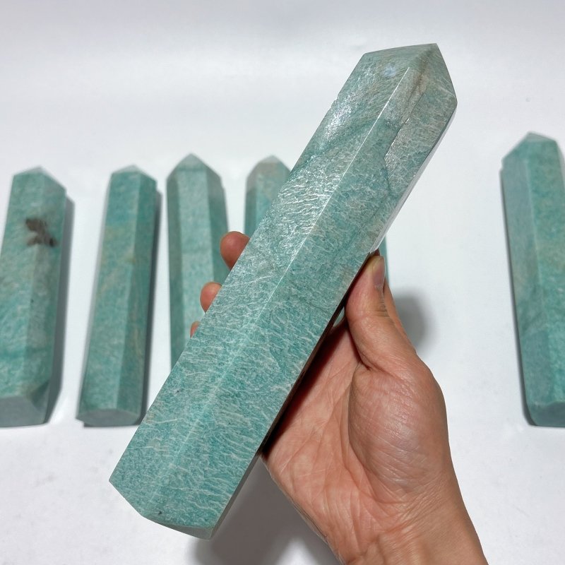 7 Pieces Large Amazonite Crystal Tower -Wholesale Crystals