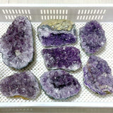 7 Pieces Large Amethyst Cluster Specimen - Wholesale Crystals