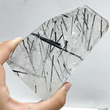 7 Pieces Large Black Tourmaline Free Form Slabs - Wholesale Crystals