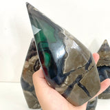 7 Pieces Large Volcano Agate Arrow Head Shape Home Decor (UV - Reactive) - Wholesale Crystals
