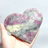 7 Pieces Pink Tourmaline Heart With Stand - Wholesale Crystals