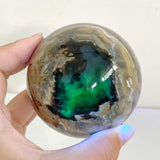 7 Pieces Volcano Agate Sphere(UV-Reactive) -Wholesale Crystals