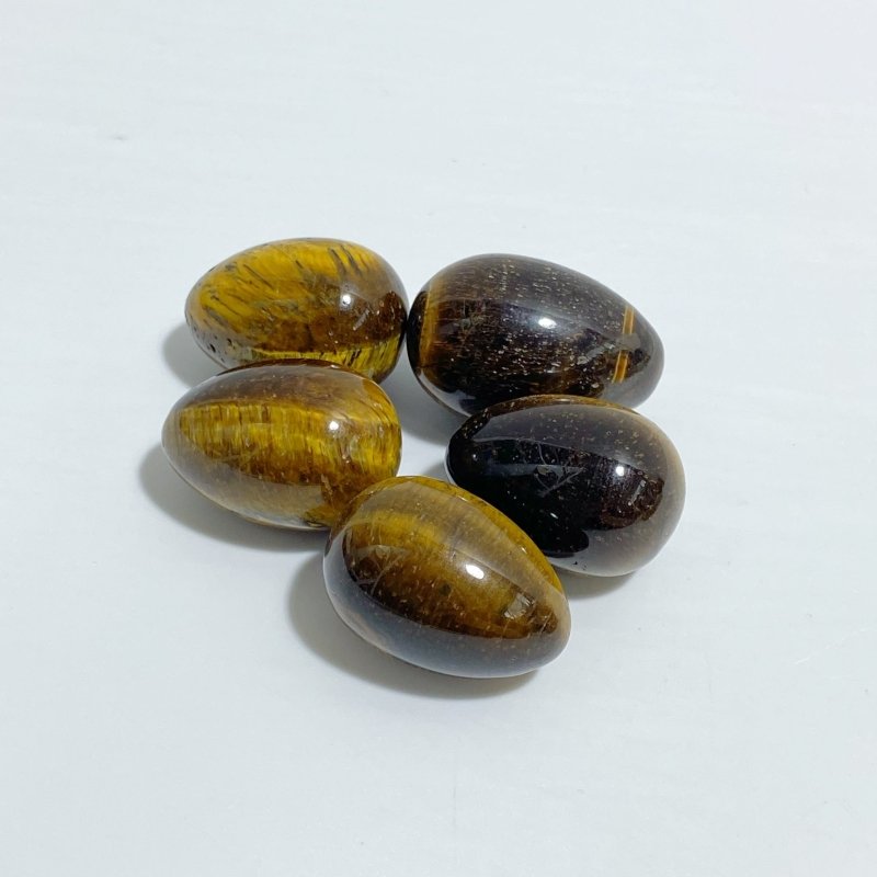 7 Types Mini Egg Clear Quartz Tiger Eye -Wholesale Crystals