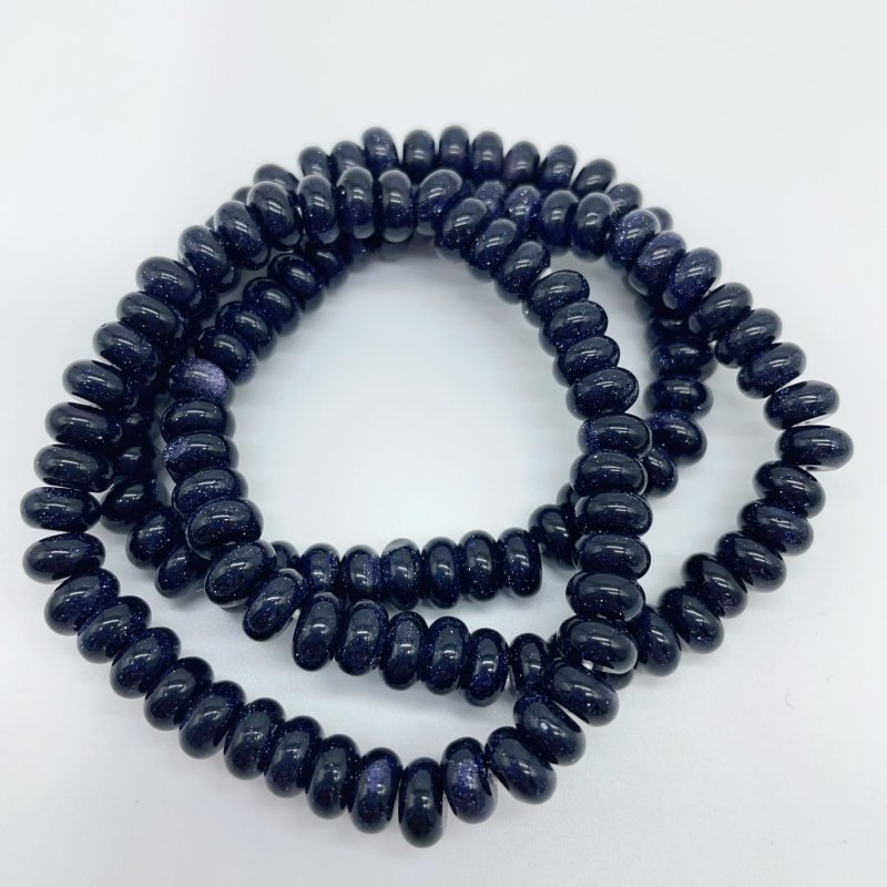 7 Types Rondelle Beads Bracelet Wholesale Moss Agate Red Jasper -Wholesale Crystals