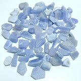 70 Pieces Blue Chalcedony Geode Free Form - Wholesale Crystals