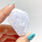 70 Pieces Blue Chalcedony Geode Free Form - Wholesale Crystals