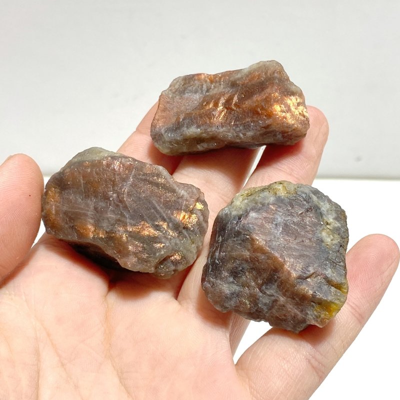 71 Pieces High Quality Sunstone Raw Stone Specimen - Wholesale Crystals