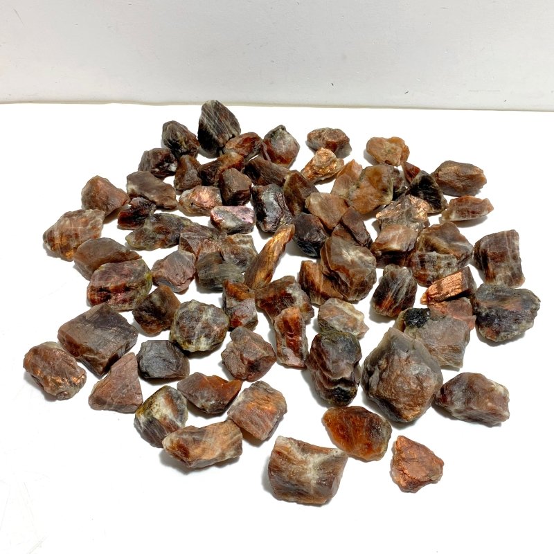 71 Pieces High Quality Sunstone Raw Stone Specimen - Wholesale Crystals