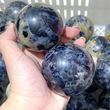 72 Pieces Black Tourmaline Mixed Agate Spheres (Sea Freight Only) -Wholesale Crystals