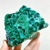 3 Pieces High Quality Chrysocolla Mixed Malachite Slab Specimen #14