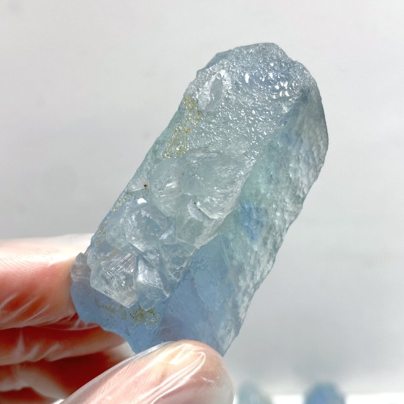 75 Pieces Raw Blue Fluorite Mixed Calcite Specimen - Wholesale Crystals