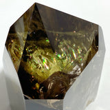 Unique Citrine Tower Point With Rainbow