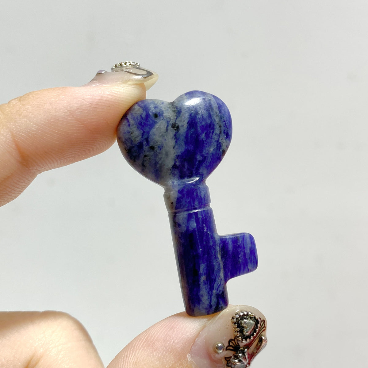 13 Types Heart Key Shape Wholesale Green Aventurine Tiger Eye Howlite