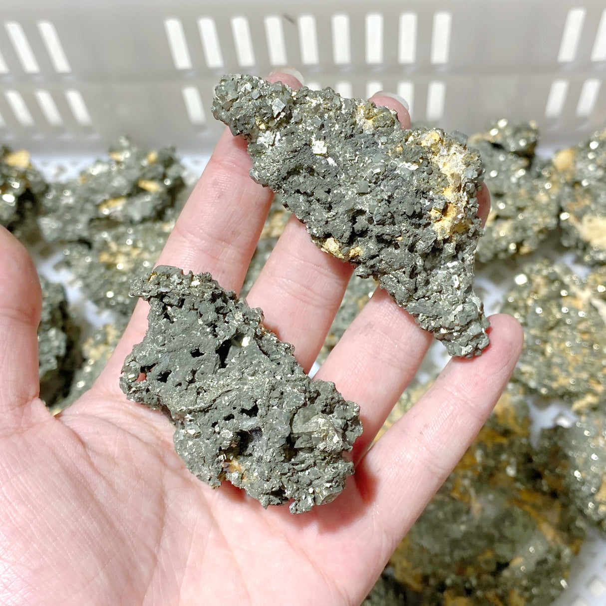 45 Pieces Raw Pyrite Stones (Sea Freight Only)