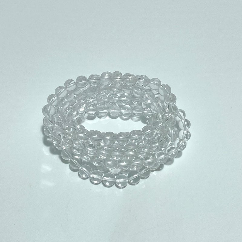 7mm Clear Quartz Bracelet Wholesale - Wholesale Crystals