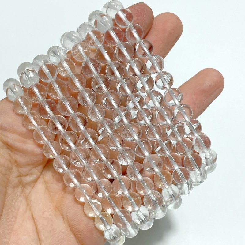 7mm Clear Quartz Bracelet Wholesale - Wholesale Crystals
