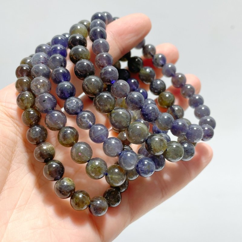7mm/8mm Cordierite Bracelet Wholesale - Wholesale Crystals