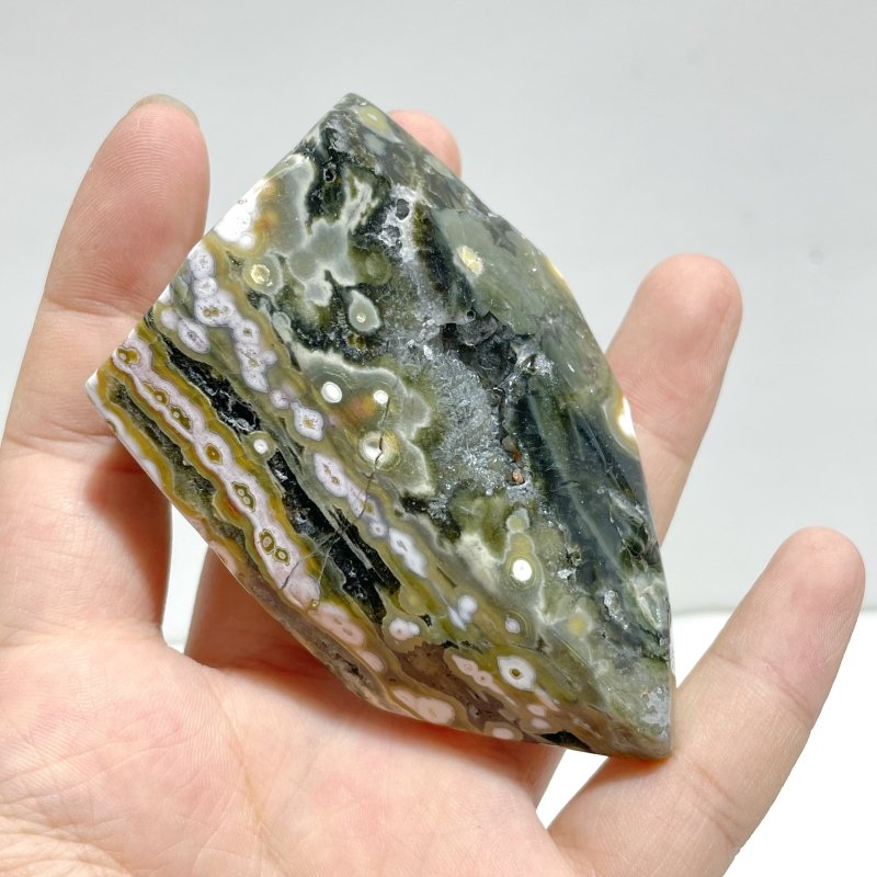 8 Pieces 8th Vein Ocean Jasper Free Form Mixed Size A05 - Wholesale Crystals