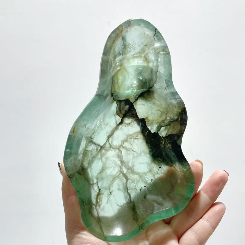 8 Pieces Beautiful Large Fluorite Bowl Home Decor Carving - Wholesale Crystals