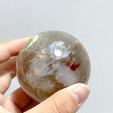 8 Pieces Fire Quartz Mixed Moonstone Spheres - Wholesale Crystals