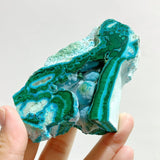 8 Pieces High Quality Beautiful Chrysocolla Mixed Malachite Slab Specimen 9 - Wholesale Crystals