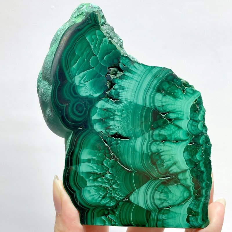 8 Pieces High Quality Polished Malachite Slab - Wholesale Crystals