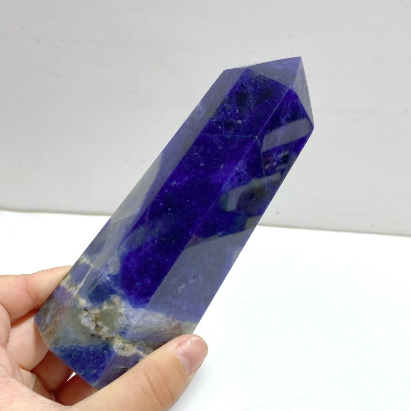 8 Pieces High Quality Sodalite Tower Points - Wholesale Crystals