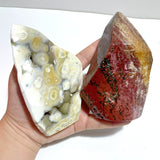 8 Pieces Large 8th Vein Ocean Jasper Free Form Home Decor - Wholesale Crystals
