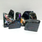 8 Pieces Large Beautiful Polished Purple Blue Labradorite Free Form - Wholesale Crystals