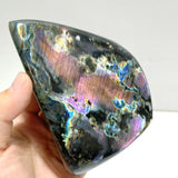 8 Pieces Large Beautiful Polished Purple Blue Labradorite Free Form - Wholesale Crystals