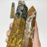 8 Pieces Large Yellow Ocean Jasper Tower -Wholesale Crystals