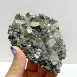 8 Pieces Pyrite Mixed Clear Quartz Cluster Specimen For Collection - Wholesale Crystals