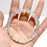 8 Pieces Sri Lanka Flash Blue Moonstone Bracelet - Wholesale Crystals