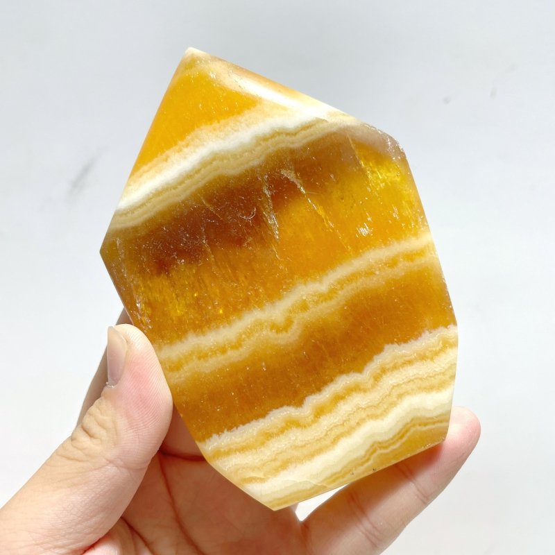 8 Pieces Yellow Calcite Arrow Head Shape - Wholesale Crystals