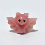 8 Types Halloween Bat Carving Wholesale Obsidian Green Aventurine Yooperlite - Wholesale Crystals