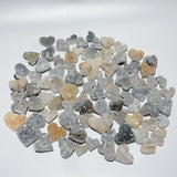 85 Pieces One - sided Quartz Crystal Cluster Heart - Wholesale Crystals