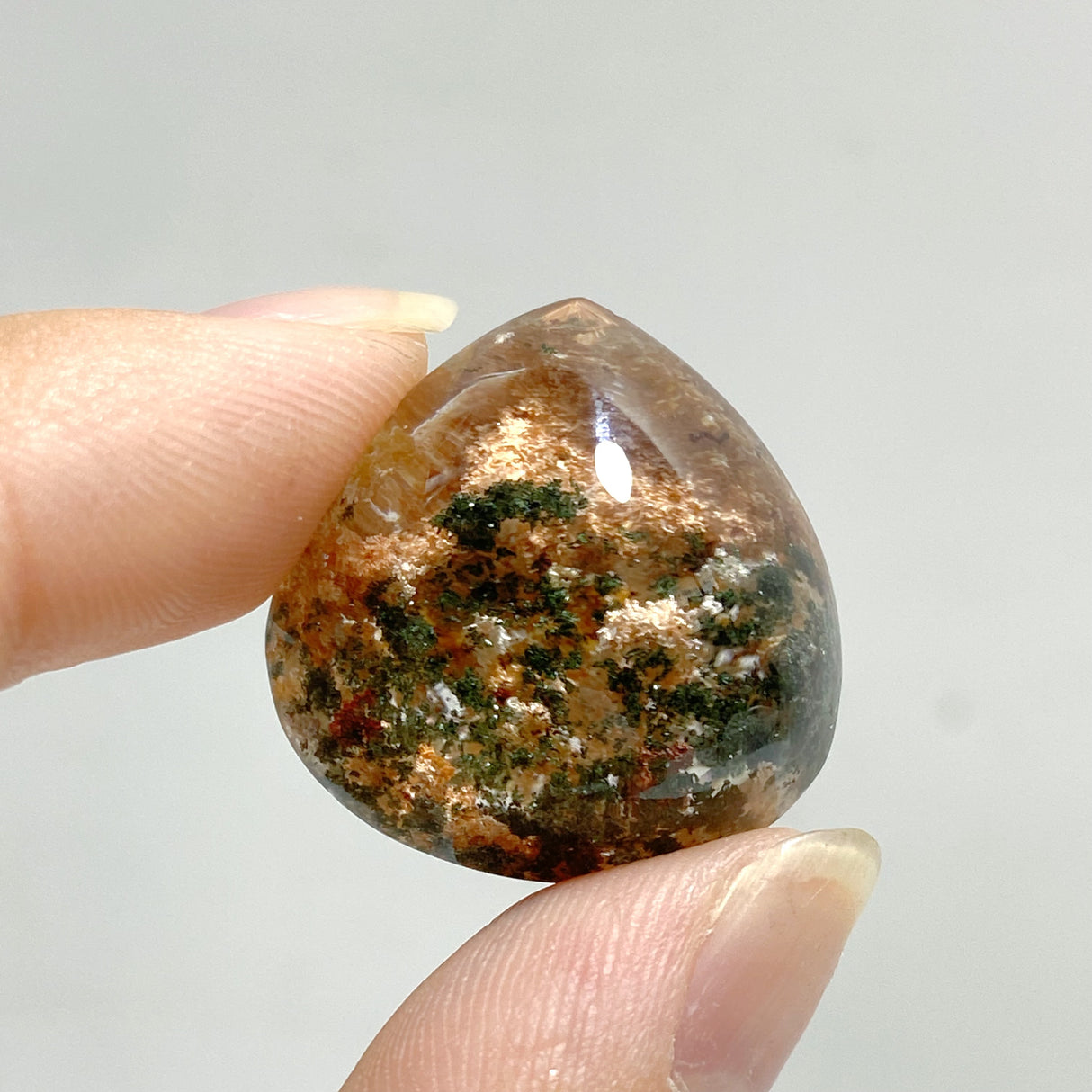 Beautiful Garden Quartz Waterdrop Shape For DIY Pendant