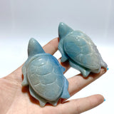 15 Pieces Trolleite Stone Sea Turtles Carving