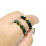 21 Types Crystal Beaded Rings Wholesale Tiger Eye Blue Aventurine